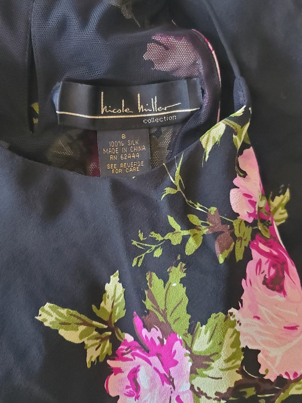 Nicole Miller 100% Silk Top
